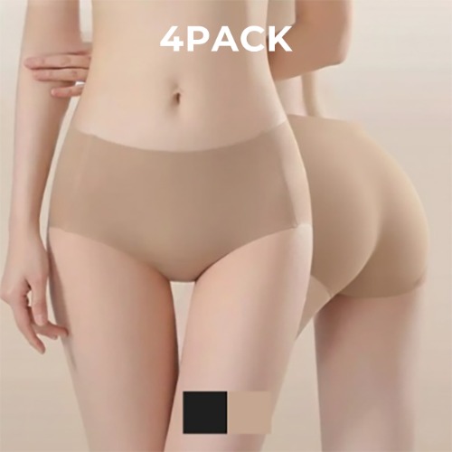 [3+1]프리미엄 낫띵즈 하이퀄리티 제로 터치 노라인팬티 심리스팬티 - 상품 이미지
