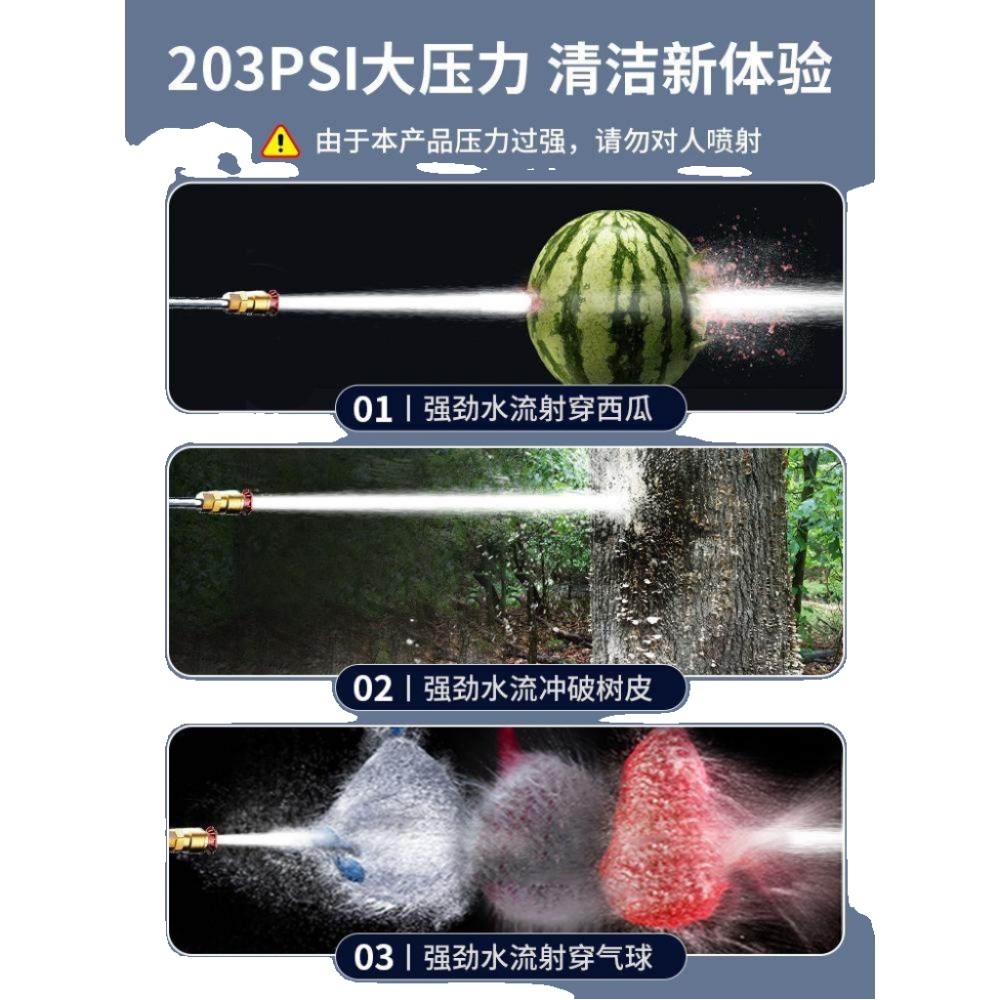 무선 고압세척기 세차건 배터리 호환 고압 셀프 충전식 분사기 고압건 전동 GX50 기본 4.0AH 배터리1개 - 상세 이미지 3
