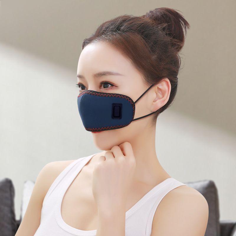 전기 휴대용 찜질팩 온열기 실내용 온도 조절 라벤더 향 블랙+10000mAh 보조 배터리 - 상품 이미지