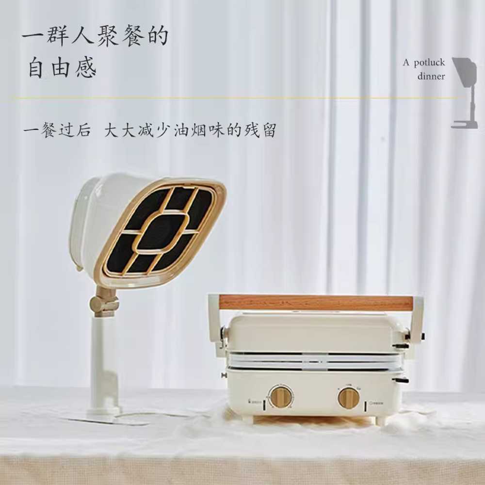 고기 연기 흡입기 정화기 원형커버 국소배기장치 땜 USB - 상세 이미지 3