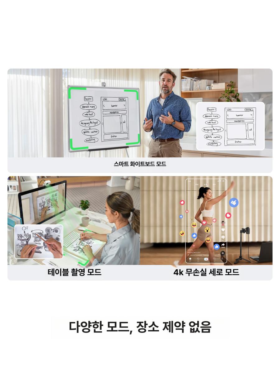 AI 짐벌 변환기 VGA 출력 어댑터 케이블 모니터 다이내믹화이트 Link 2C 표준 세트 4k - 상세 이미지 5