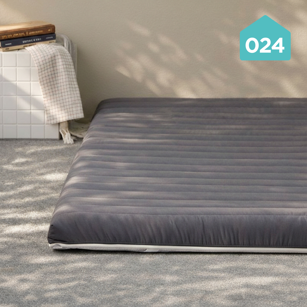 024홈 국민토퍼 매트리스 푹신한 접이식 손님용 바닥 침대 토퍼 5cm 멀티싱글