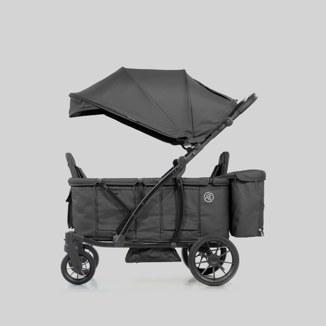 [누비앤타보] TAVO 웨건GT 유모차형 웨건 디럭스급 연년생 등하원용 GT3 블랙+사은품세트