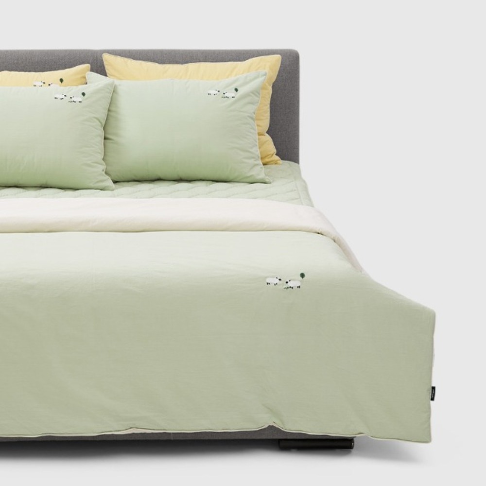 레노마홈 리오 양모 차렵이불 고밀도면80수 먼지없는 안단이불커버 4가지 색상