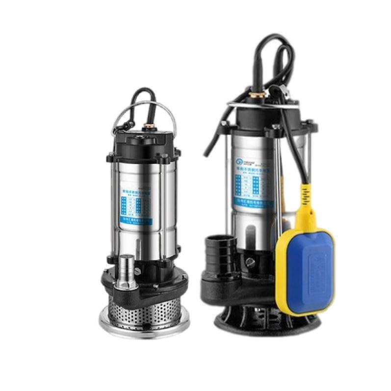 수중 지하실 배수펌프 가정용 수중펌프 오물 제거펌프 370W 자동 청수 펌프 1인치 25mm 직접 구매 - 상품 이미지