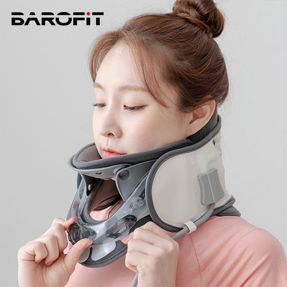 경추 견인 치료기 목디스크 목견인기 보호대 거북목 일자목 교정기 지지대