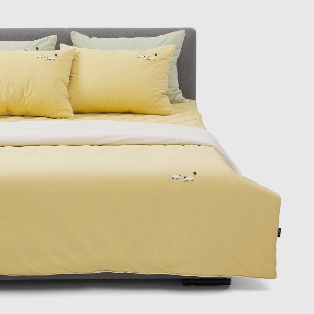 레노마홈 리오 양모 차렵이불 고밀도면80수 먼지없는 안단이불커버 4가지 색상