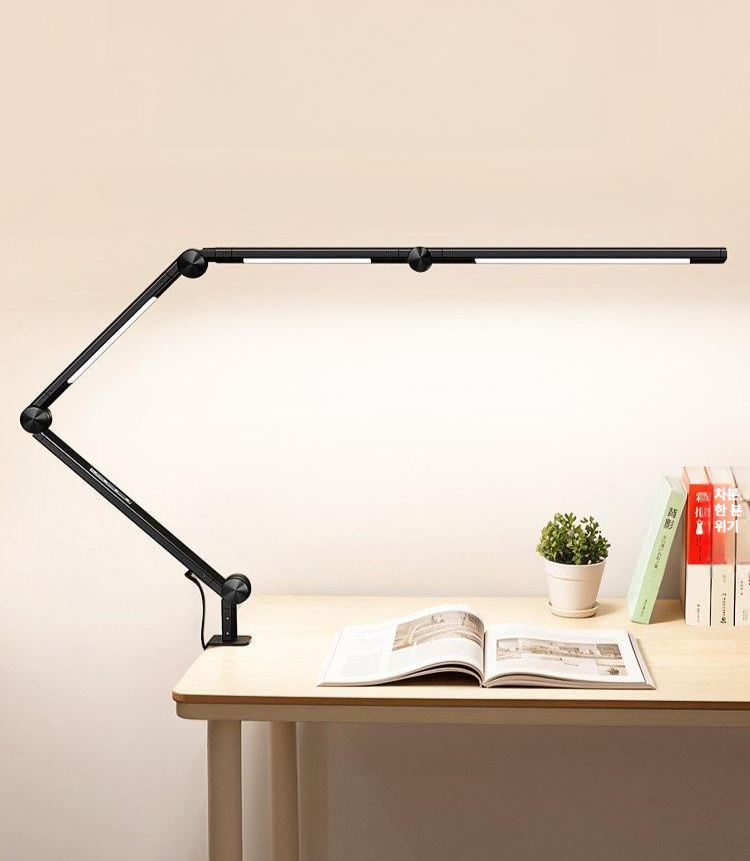 LED 클램프형 단일광원 집중 조명 독서실 백라이트 1단계 이중광 16w rg0 70cm A - 상품 이미지