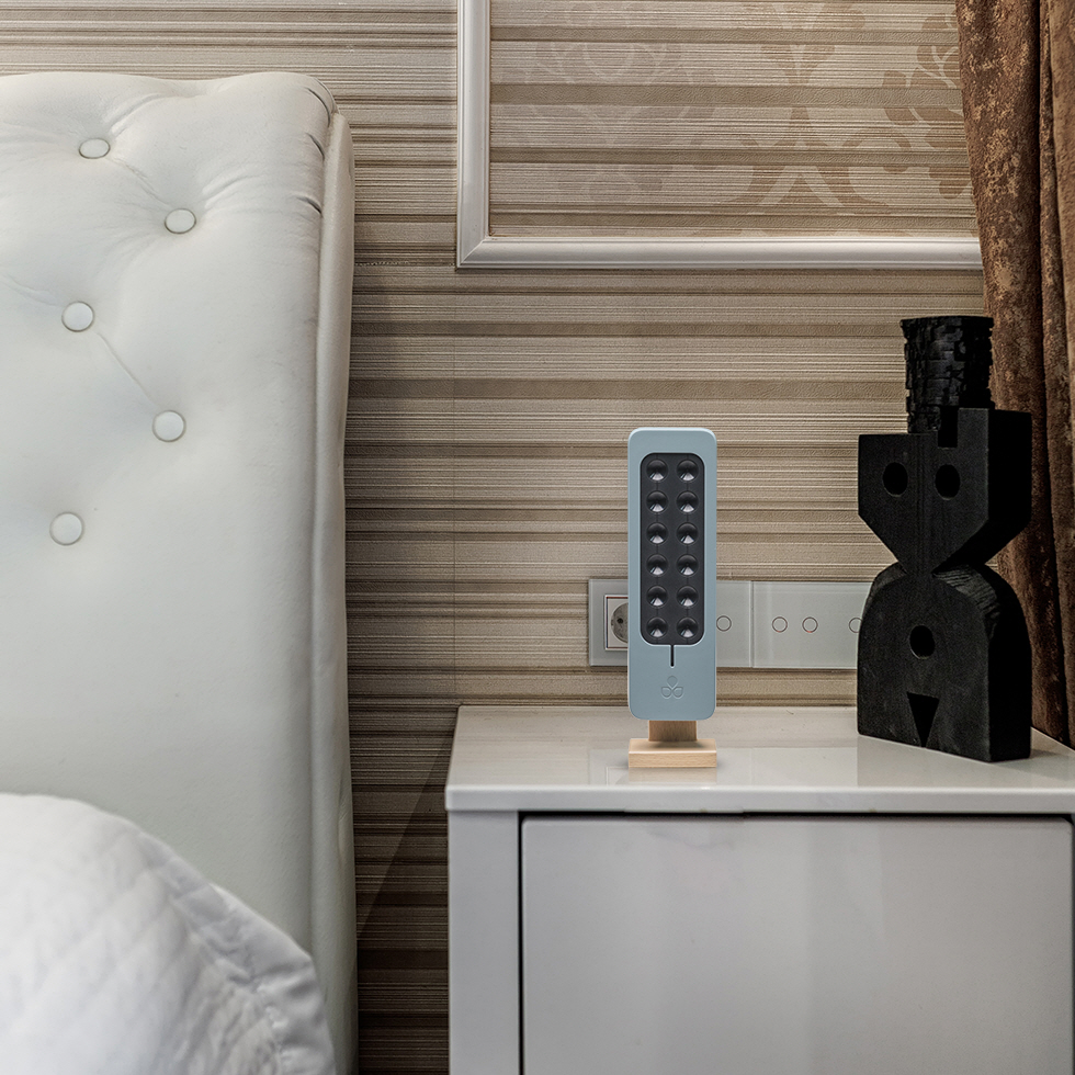 테코야 룸 200 블랙 필터없는 공기청정기 음이온 공기살균기 미세먼지 소형 원룸 아기방