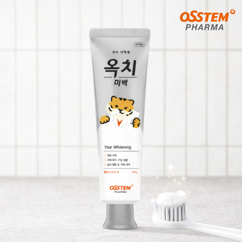오스템 옥치 구강관리 프리미엄 치약 105g, 미백 (클로브민트), 10개 - 상세 이미지 2