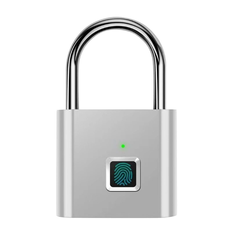 스마트 지문 자물쇠 잠금 잠금장치 스마트락 보안 도난 방수 캐비닛 충전식 지문인식 블랙 Micro USB 10지문 - 상세 이미지 2