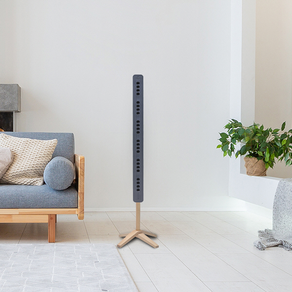 테코야 홈 450 블랙 필터없는 공기청정기 음이온 사무실 아기방 거실