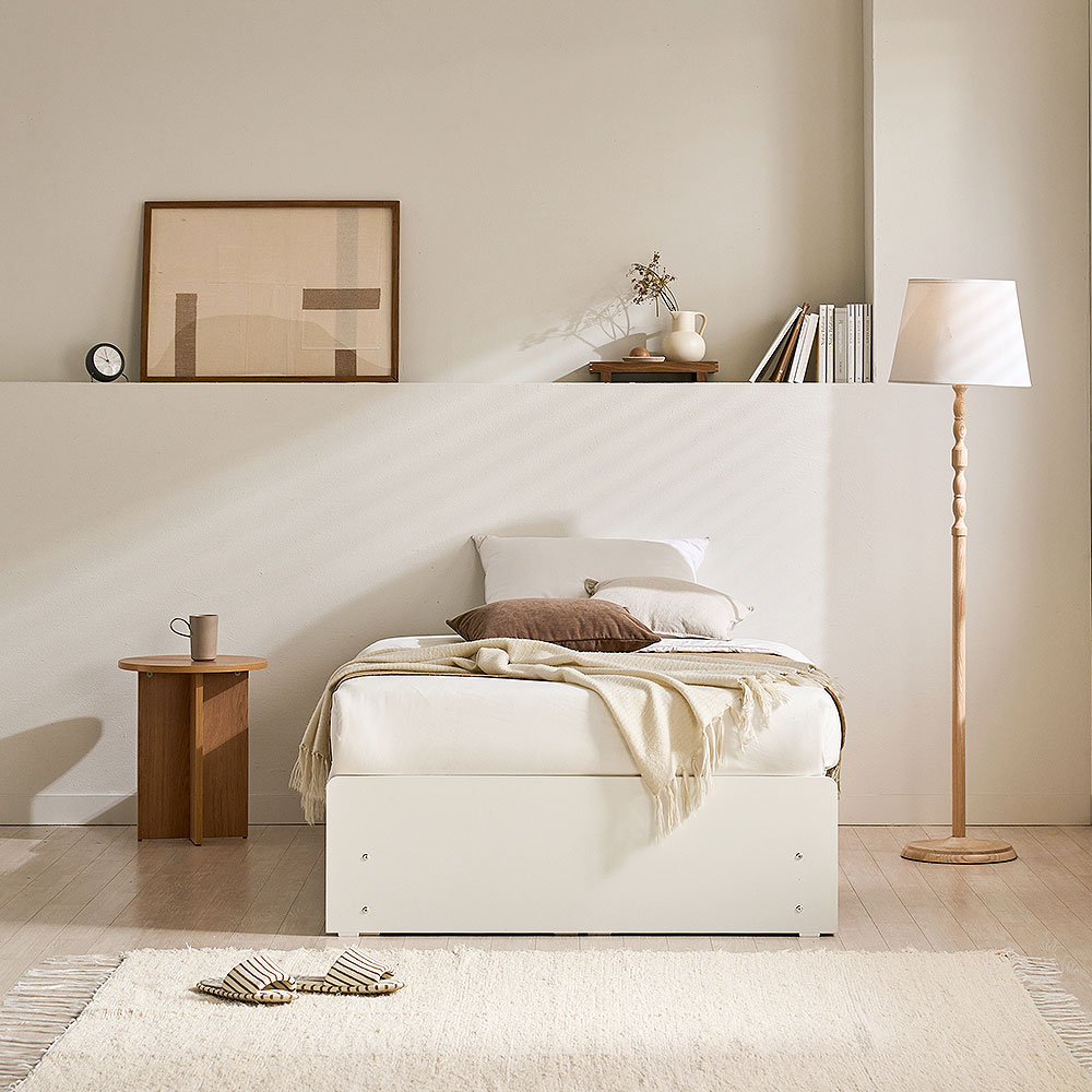 장인가구 페이즈 무헤드 평상형 서랍 수납 침대프레임 D (높이 230)