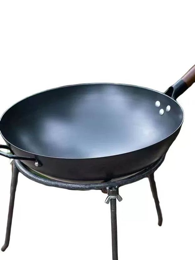 그리들 거치대 불판 삼각 간편한 야외용 바비큐 높이조절 대형 장작 화덕 이중 링 - 상세 이미지 5