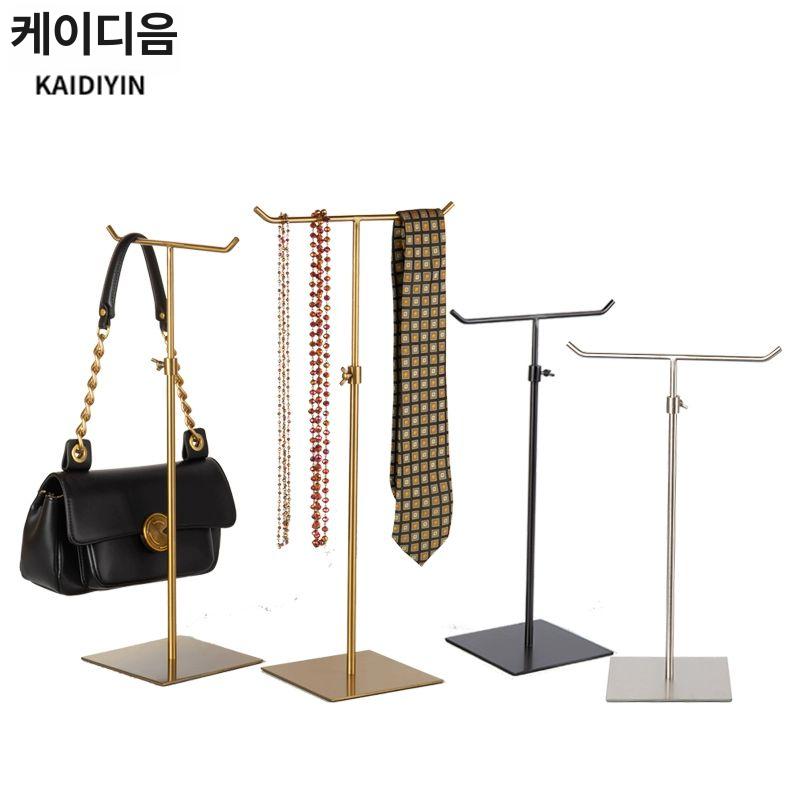 스카프 거치대 매장 진열대 목도리 정리 머플러 걸이 라운드 브래킷 헤어라인 티타늄 공식 표준 구성 - 상세 이미지 2