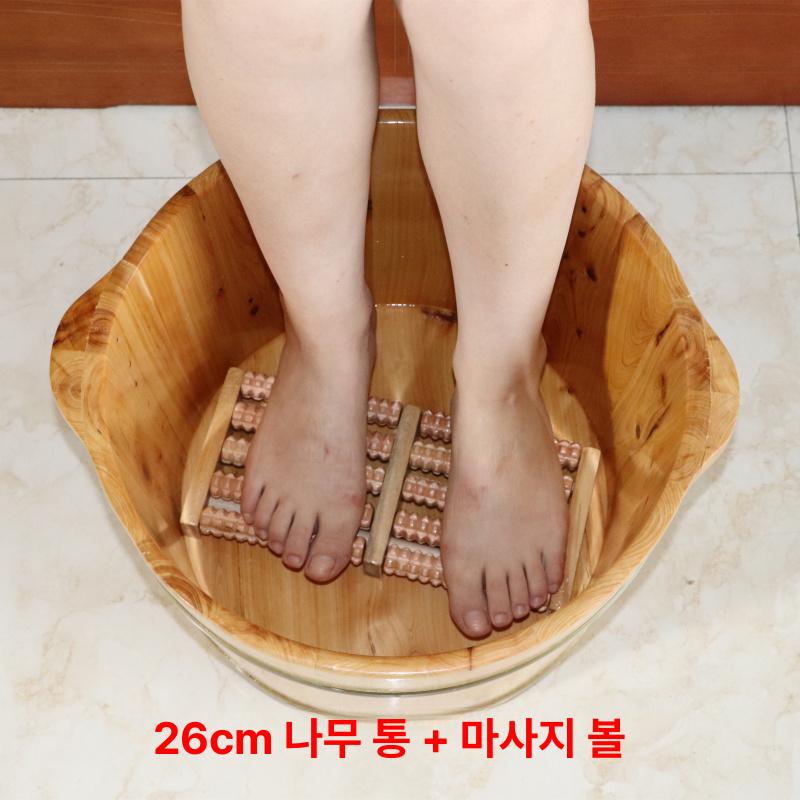 욕실 벤치 원목 목욕탕 의자 샤워 스툴 방수 찜질방 40cm 뚜껑+마사지 비드 포함 - 상세 이미지 3