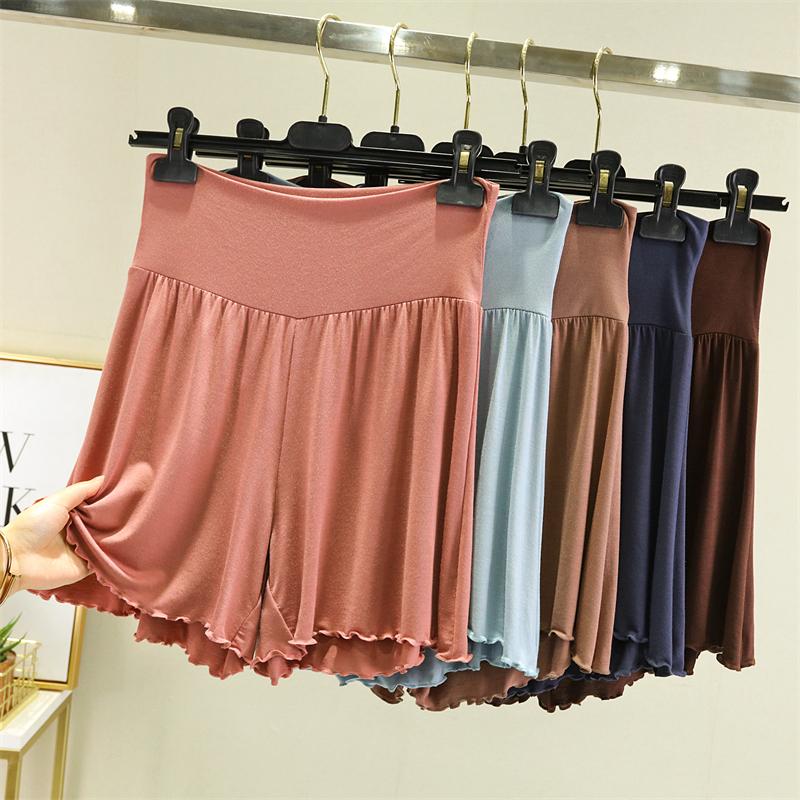 연습복 팬츠 연습용 발레 반바지 허리 고무줄 워밍업 블랙 m 40.0-50.0kg - 상세 이미지 3