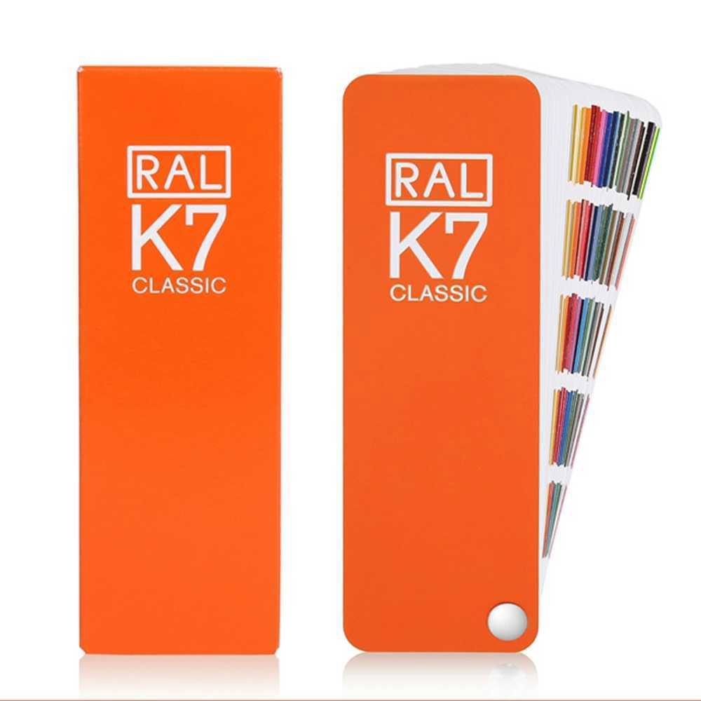 2022년 RAL 칼라카드 조색표 플라스틱 네일 칼라칩 K7 국가표준 K5 색상칩 컬러표 - 상품 이미지