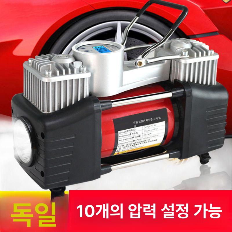 타이어 공기주입기 고성능 에어게이지 내장 차량용 버스용 디지털 자동정지 12v 220v - 상세 이미지 2