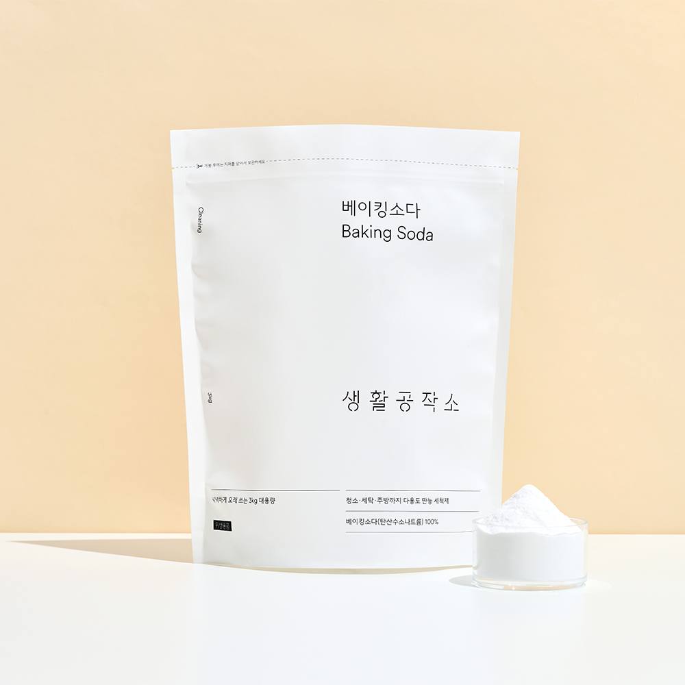 생활공작소 천연세정제 3Kg (베이킹소다&과탄산소다) 제품 이미지