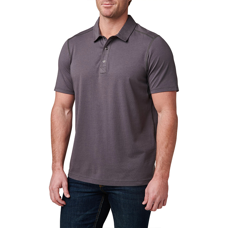 5.11 택티컬 아처 폴로 반팔 티셔츠 2.0(플린트) - ARCHER SHORT SLEEVE POLO 2.0(Flint) - 상품 이미지
