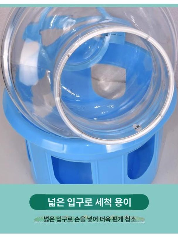닭 급수기 야외용 대형 온열판 병아리 열선 물그릇 온열 4l 프리미엄 투명 두꺼운 - 상세 이미지 5