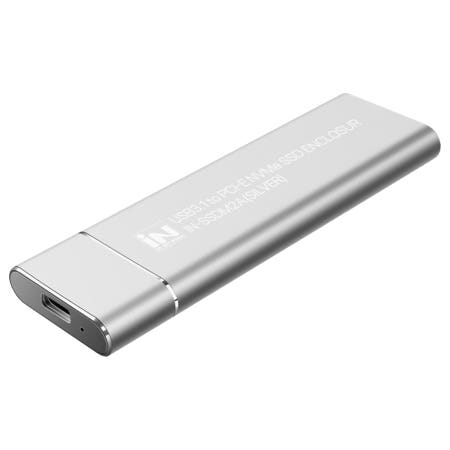 USB3.1 M.2 SSD 케이스 실버 IN-SSDM2A