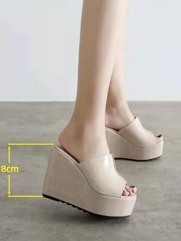 통굽슬리퍼 웨딩촬영 가보시구두 15cm 18cm 웨딩슈즈 - 상세 이미지 3