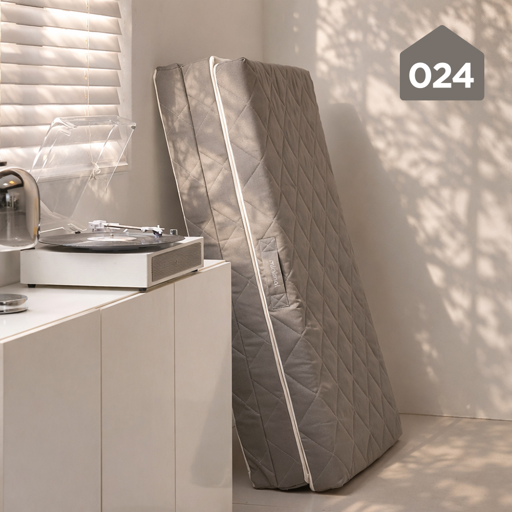 024홈 미니멀 단단한 손잡이 3단 접이식 토퍼 매트리스 8cm 멀티싱글