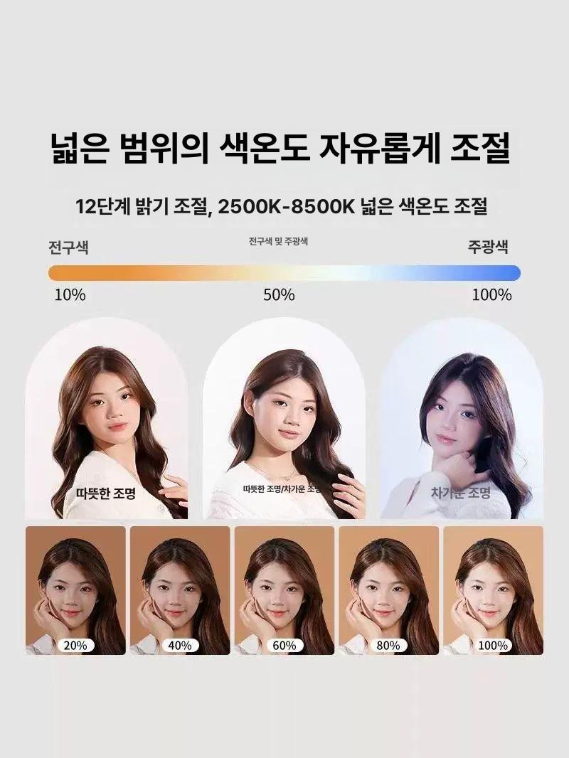 스마트폰 촬영 조명 라이브 방송용 핸드헬드 링라이트 기본 휴대용 - 상세 이미지 4