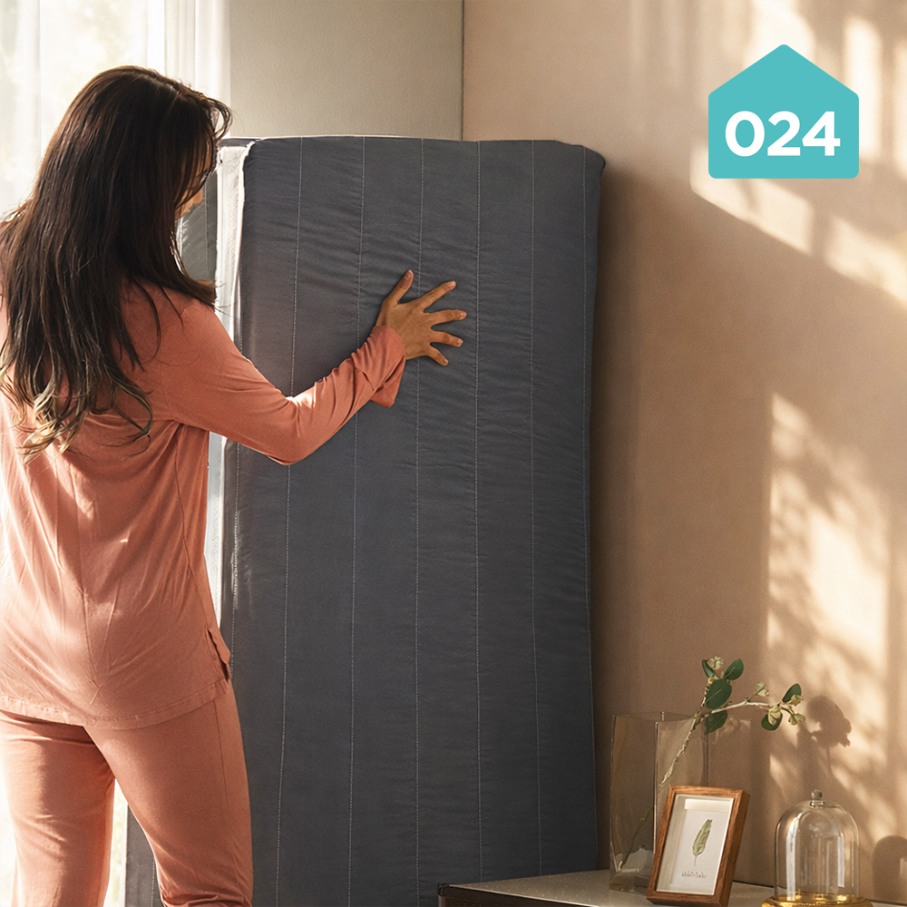 024홈 국민토퍼 3단 접이식 토퍼 매트리스 푹신한 바닥 침대 8cm 멀티싱글