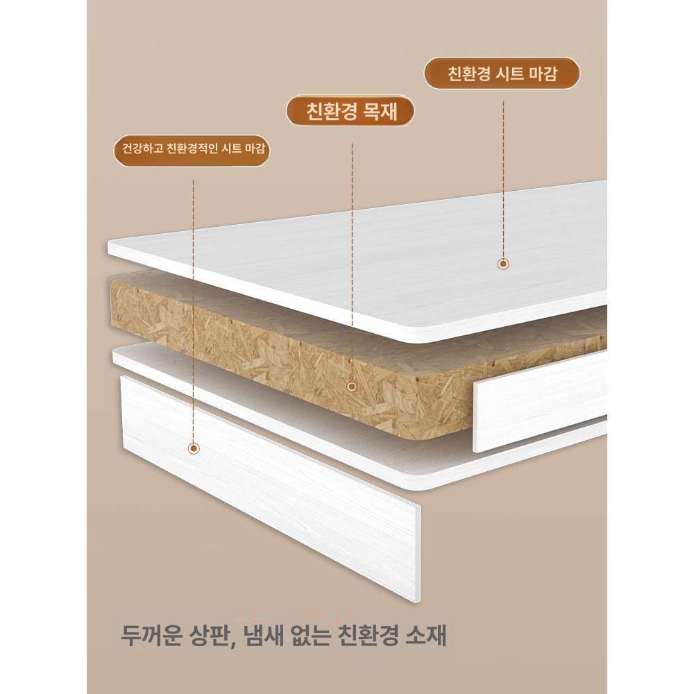 컴퓨터 본체 선반 수납 보관함 바퀴형 수납장 프린터 플로어 대형 월넛 - 상세 이미지 5