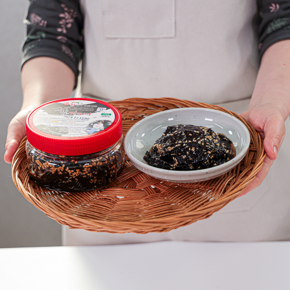 김장아찌 국산 간장 절임 김 짱아찌 순창 장담아 500g, 1개 이미지 7