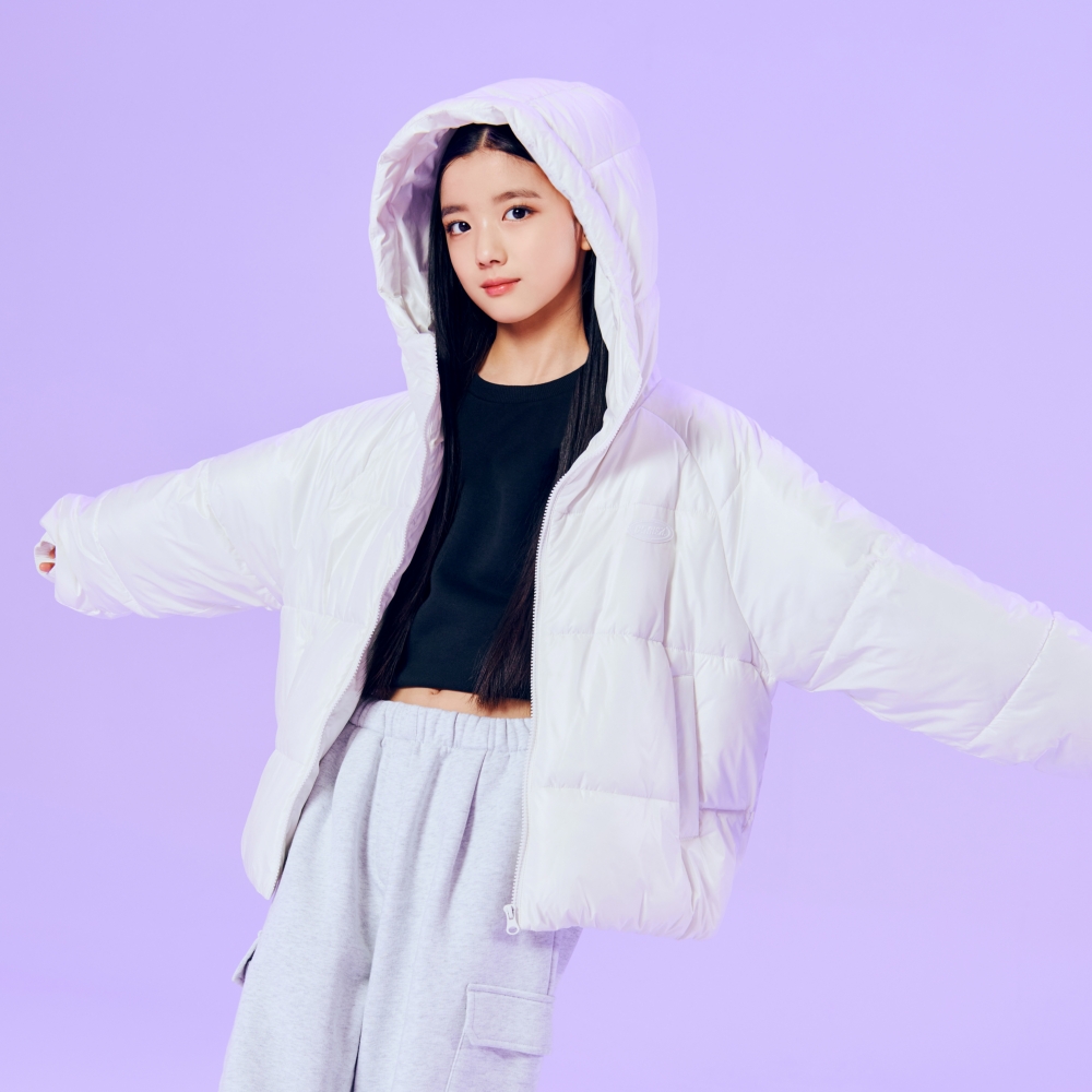 [온라인단독][더데이걸] 후드 숏패딩 TGJP24T1E - 상품 이미지