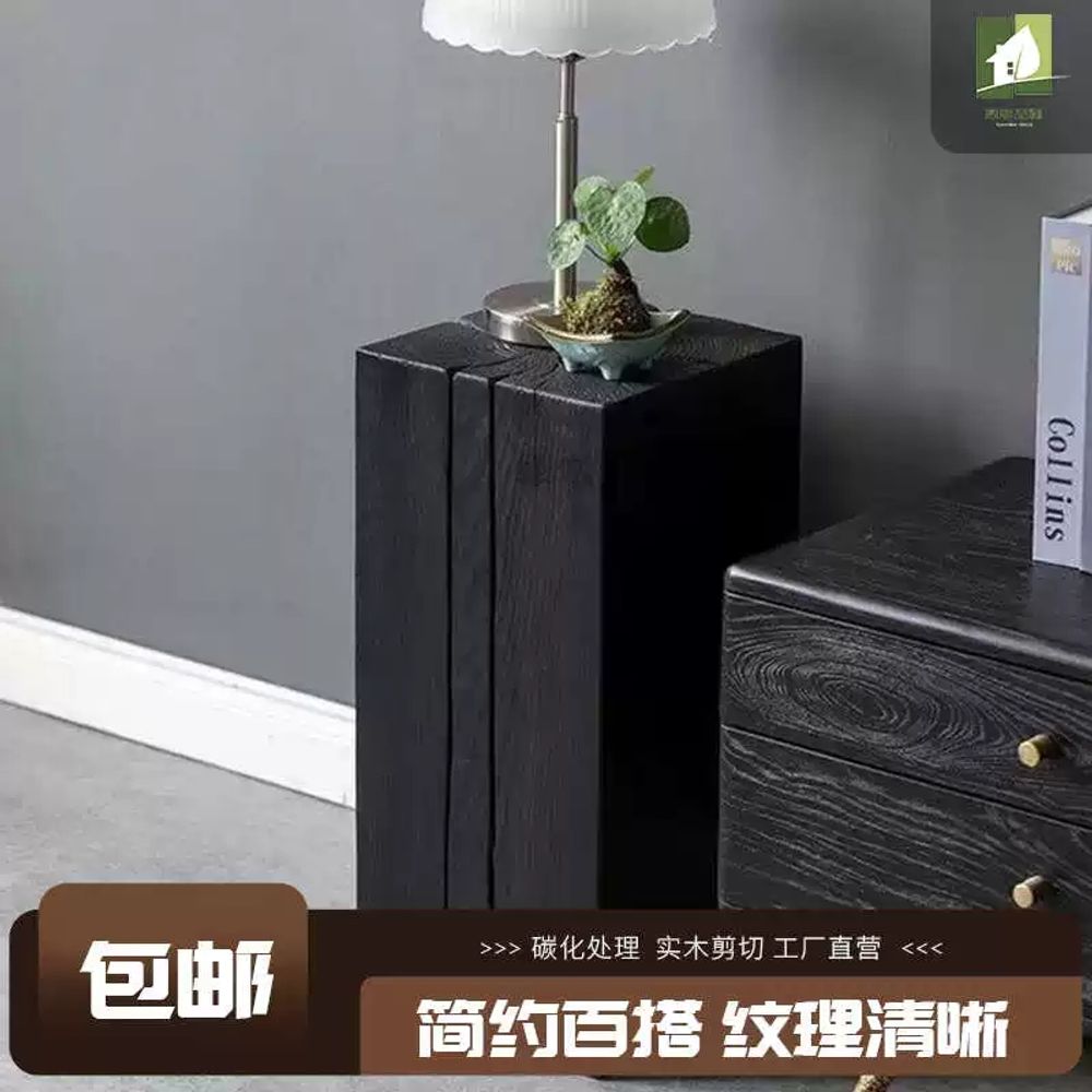 소형 원목 체어 소품 전시대 인테리어 통나무 대형오크통 - 상품 이미지