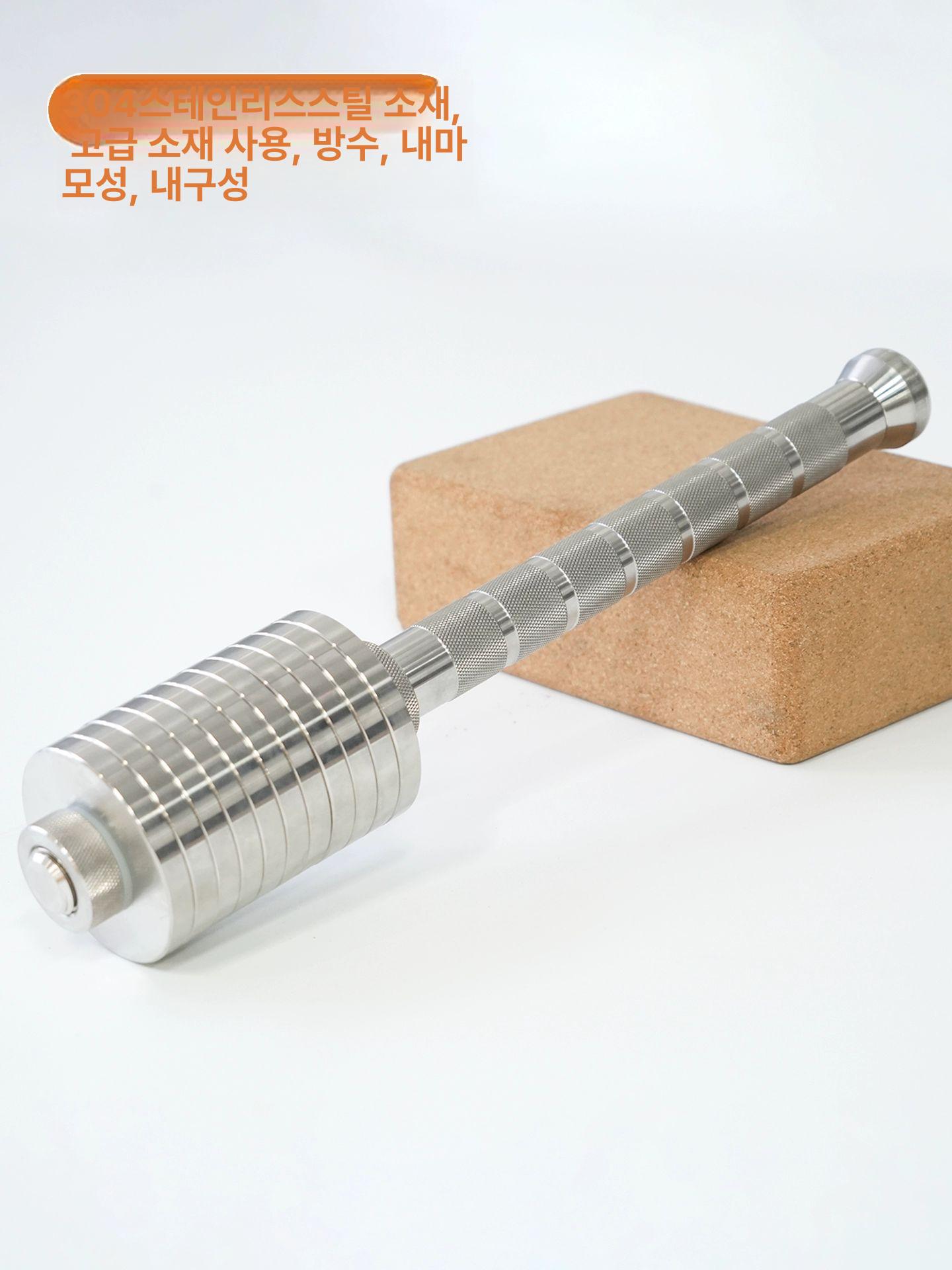 전완근 헬스 팔뚝 훈련 운동 손목 와인더 기구 사이드 바벨 바 2.2kg 조절 가능한 무게 바벨 - 상세 이미지 2