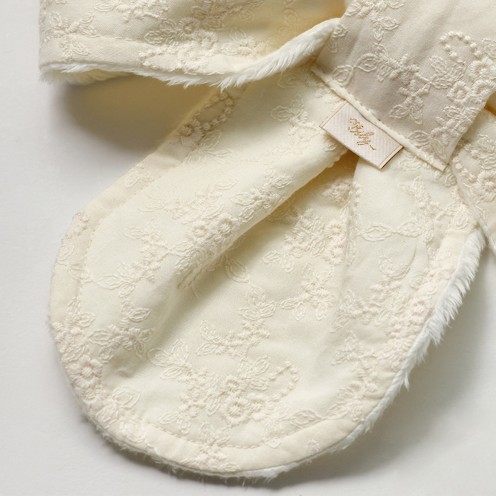 유럽풍 아기 겨울 필수템 빌리 로벨리아 스노우 목도리&장갑 등원룩 극세사 신생아 손싸개