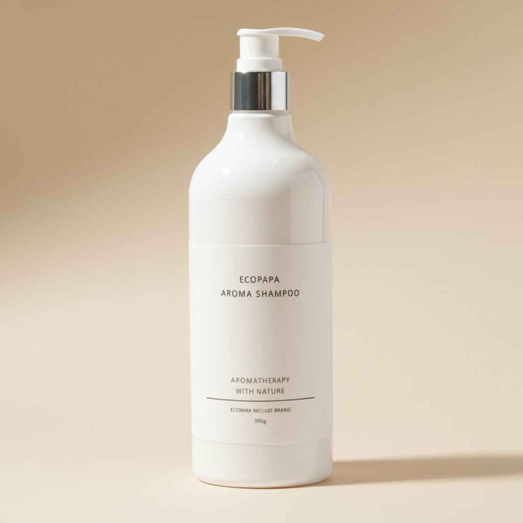 청소년 두피 케어를 위한 저자극 약산성 천연 샴푸 500ml 에코파파 - 상품 이미지