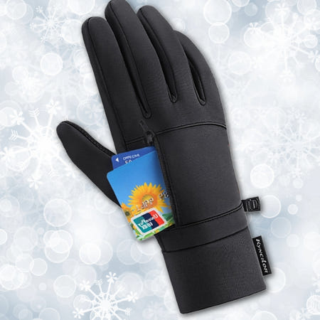 ACHAN Partner Manufacturer 카드포켓 수납형 방한 장갑 스마트폰 터치 방수 방풍 배달용 겨울 장갑