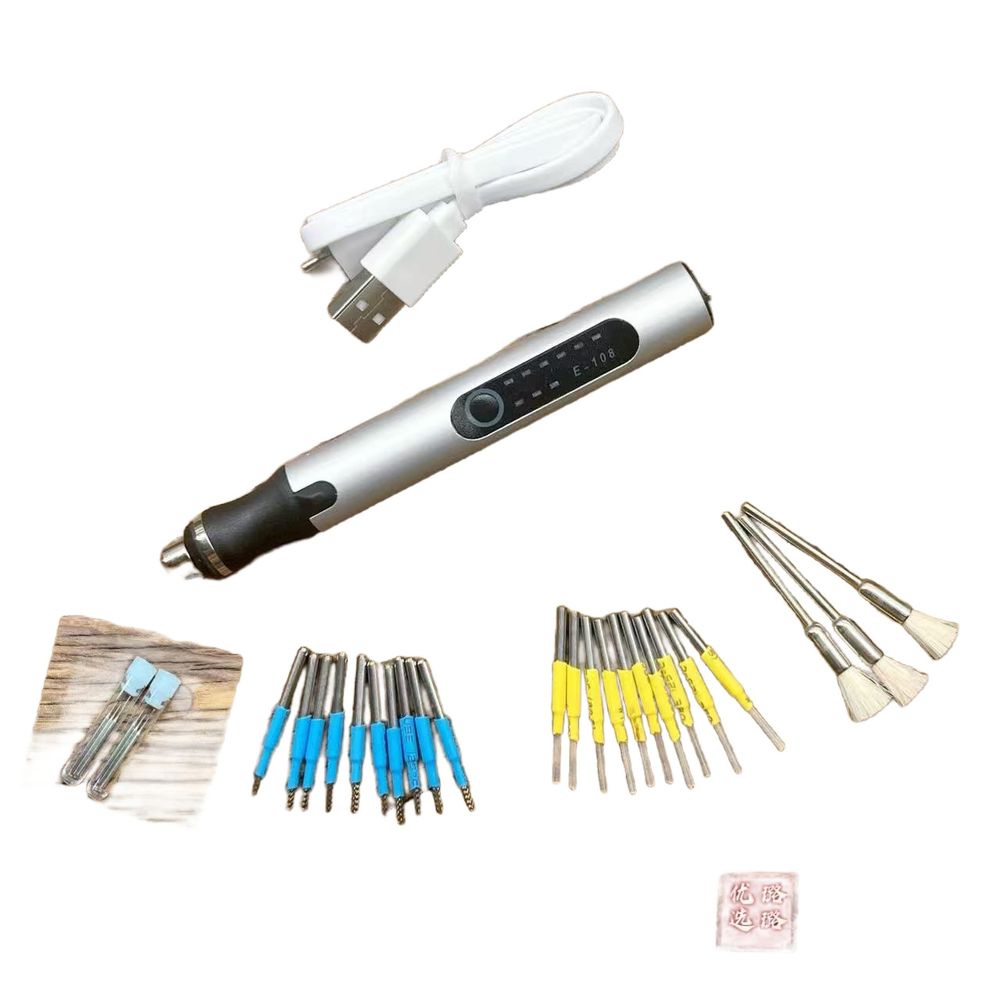 돌조각기 충전식 무선 조각기 USB 그라인더 드릴 세공 - 상세 이미지 3