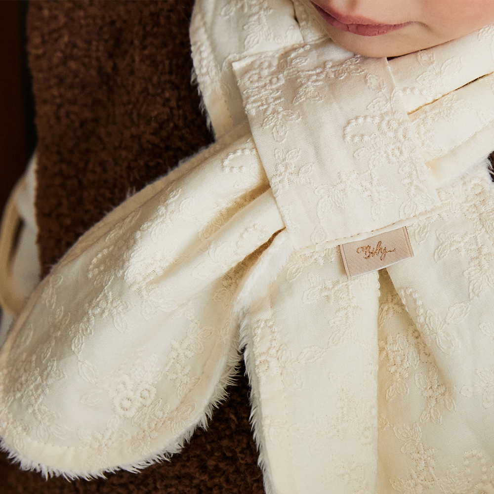 유럽풍 아기 겨울 필수템 빌리 로벨리아 스노우 목도리&장갑 등원룩 극세사 신생아 손싸개