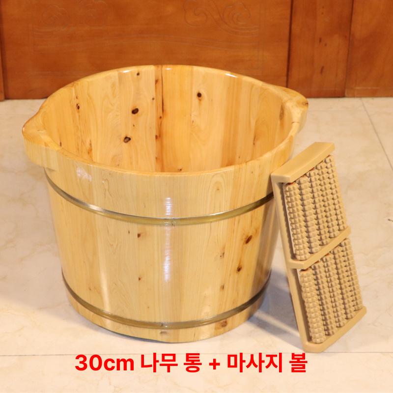욕실 벤치 원목 목욕탕 의자 샤워 스툴 방수 찜질방 40cm 뚜껑+마사지 비드 포함 - 상세 이미지 5