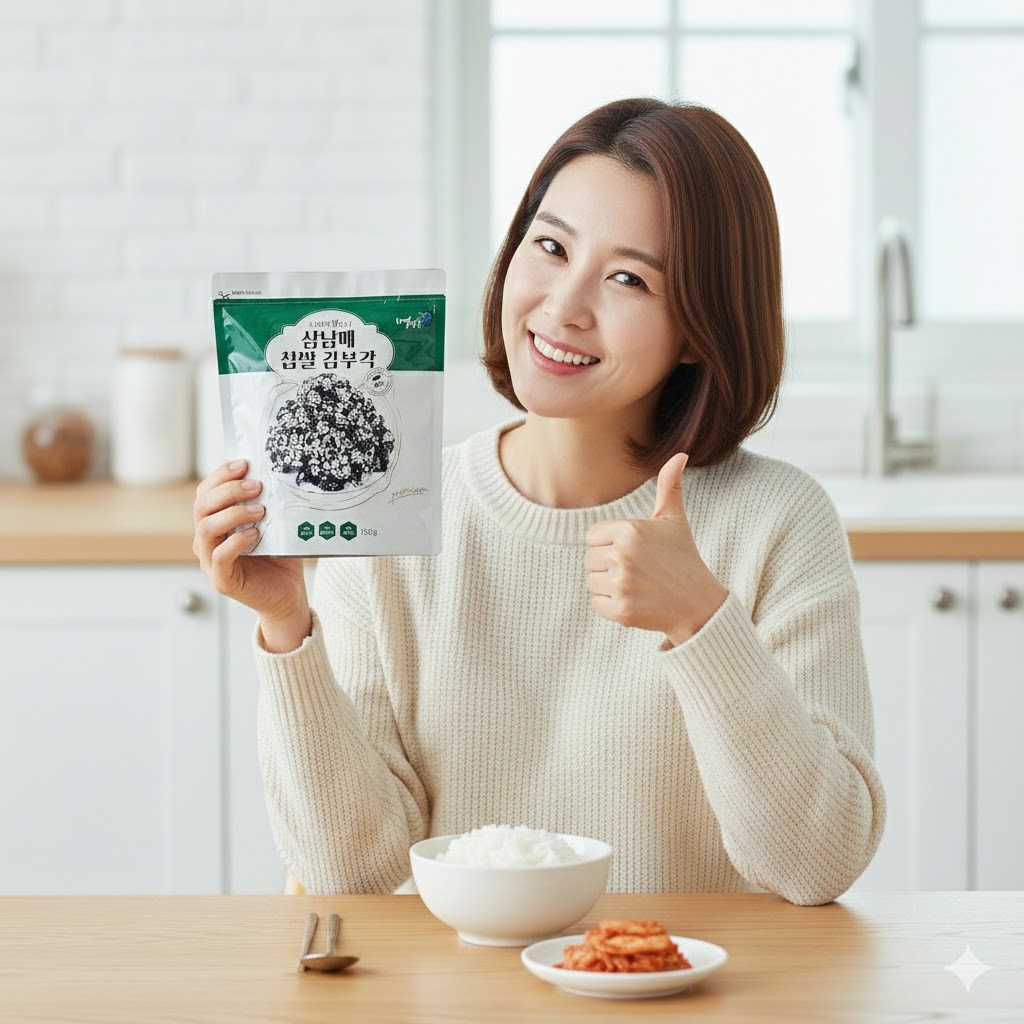 명식품본사 찹쌀김부각 36년전통 식자재전문 100g, 10개 - 메인 이미지