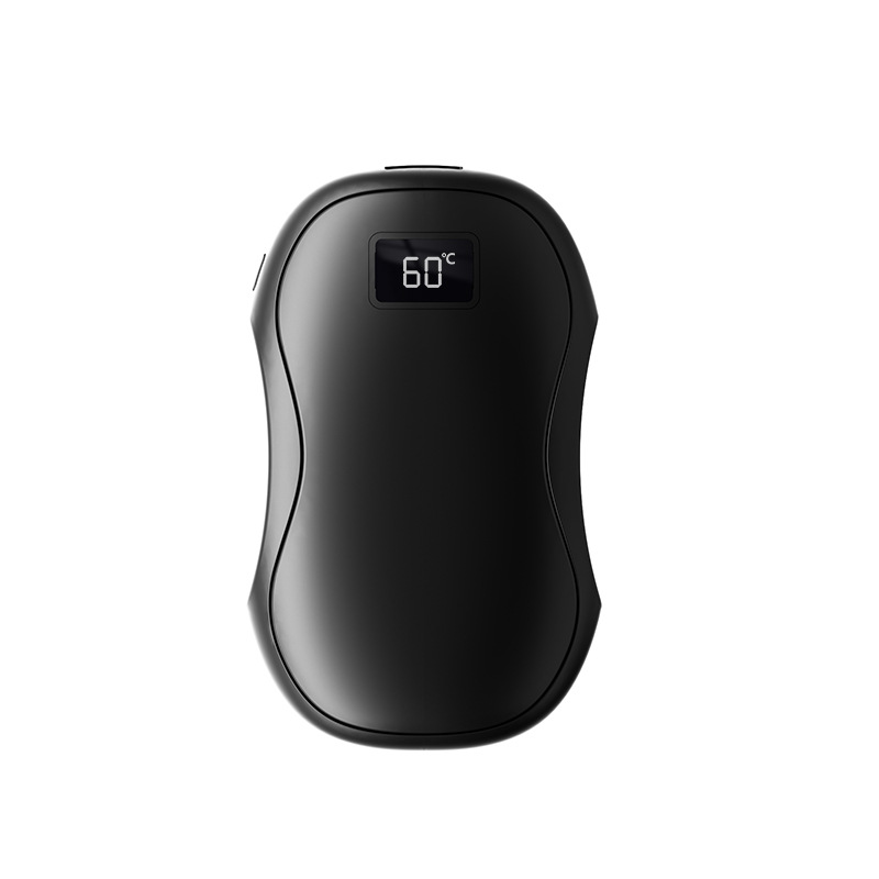 신형 자석 분리형 USB 충전 미니 디스플레이 손난로 n26 자석 2개 블랙 - 상세 이미지 5