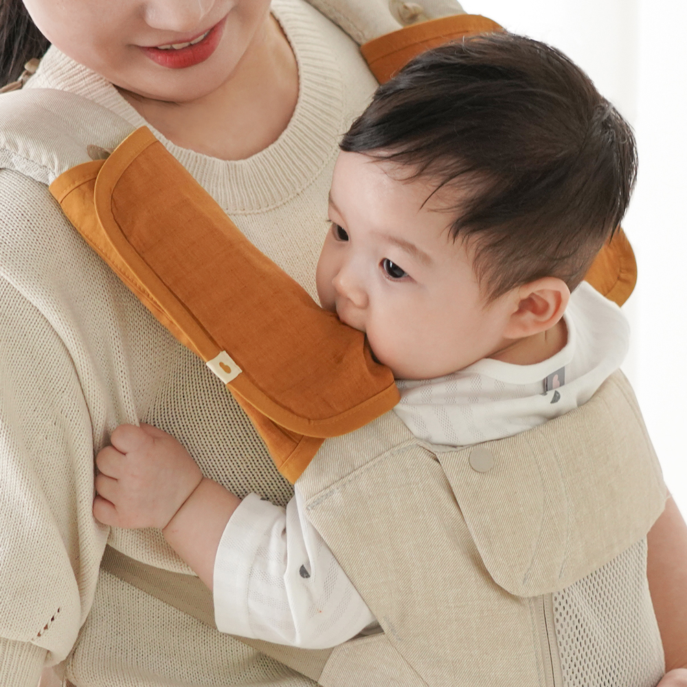 [밤부베베] 정글숲 아기띠 침받이(아기띠 커버) - 상세 이미지 2