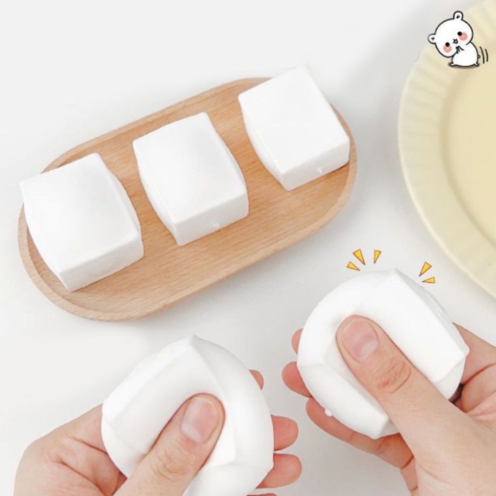 두부 스퀴시 말랑이 스트레스볼 쓸데없는 킹받는 선물 쓸없선 - 상품 이미지