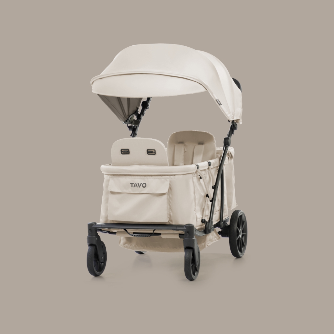 [누비앤타보] TAVO 웨건GT 유모차형 디럭스급 등하원용 유아웨건 GT3 베이지+사은품세트