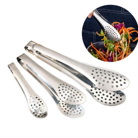 파스타집게 타공집게 샐러드 빵 주방 고기 스텐집게