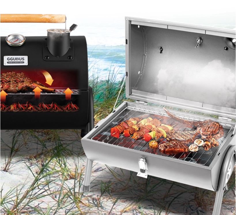 꾸버스 카고그릴 BBQ 훈연 바베큐 그릴 캠핑 화로대 이미지 8