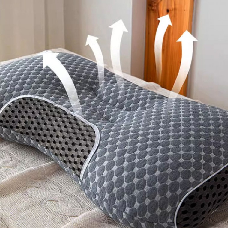 LND 출고 편안한 통풍 경추 숙면베개 목 어깨 꿀잠 쿠션 베개